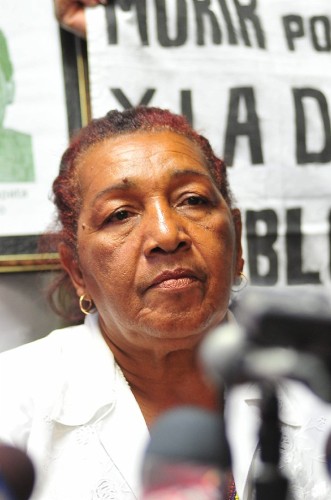 Reina Luisa Tamayo, madre del fallecido opositor cubano Orlando Zapata Tamayo.