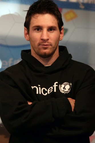 El jugador de la selección de Argentina de fútbol Lionel Messi.