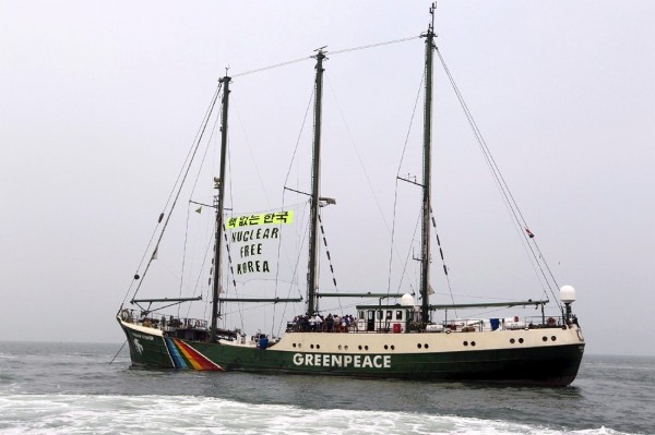 El buque insignia de Greenpeace, el 