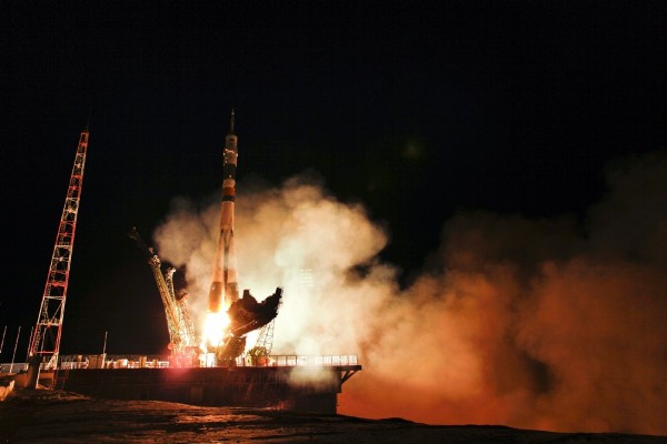 Un anterior lanzamiento de la nave Soyuz TMA-02M.