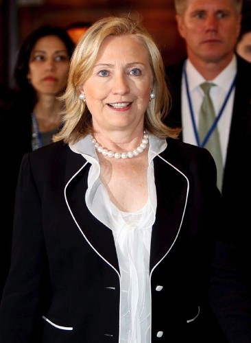La secretaria de Estado estadounidense, Hillary Clinto.