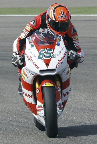 El piloto alemán de moto2, Stefan Bradl.