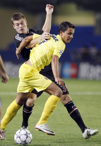 El delantero brasileño del Villarreal, Nilmar Da Silva.