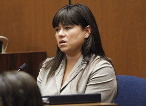 La forense del condado de Los Ángeles Elissa Fleak.