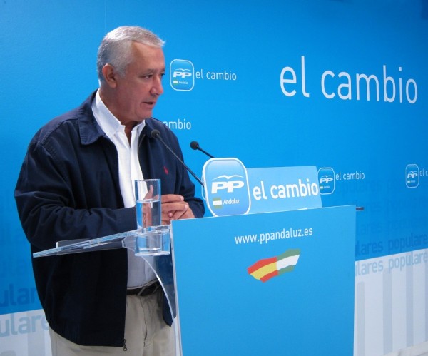 El presidente del PP-A, Javier Arenas.