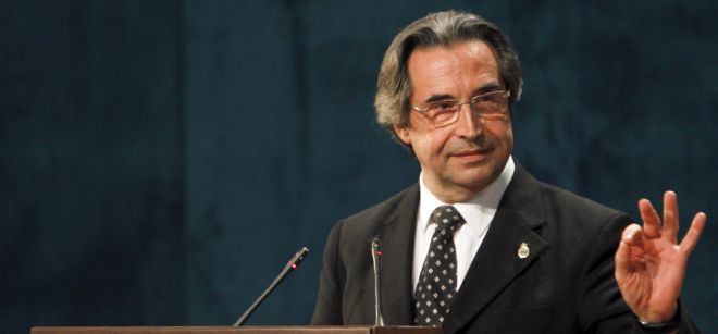 El director de orquestra italiano Riccardo Muti durante su intervención en la ceremonia de entrega de los premios Príncipe de Asturias 2011.