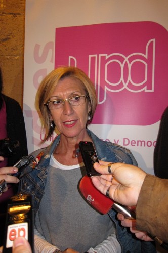 Rosa Díez, candidata Upyd al Congreso.