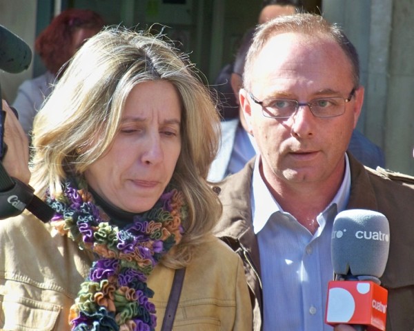 Eva Casanueva y Antonio del Castillo, padres de la joven asesinada.