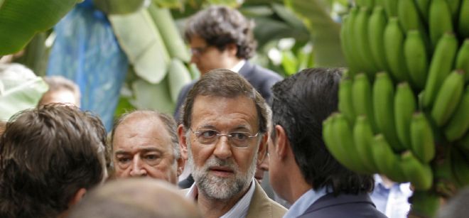 Fotografía facilitada por el PP de su candidato a la Presidencia, Mariano Rajoy.