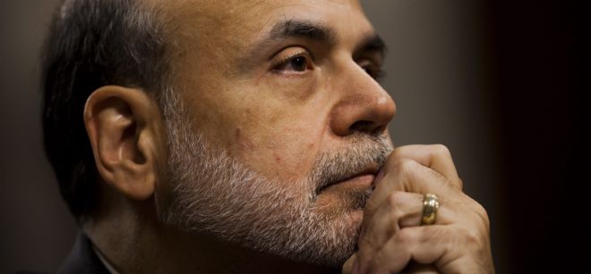 El presidente de la Reserva Federal de EEUU, Ben Bernanke.