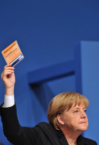 La presidenta de la Unión Cristianodemócrata (CDU) y canciller alemana, Angela Merkel.
