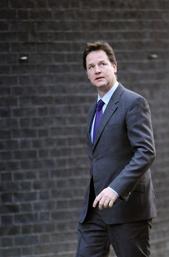 El viceprimer ministro británico, Nick Clegg.
