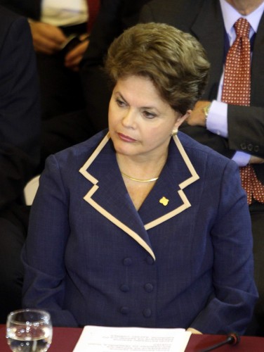 La presidenta de Brasil.