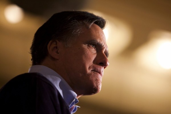 El candidato a representar a los republicanos a la presidencia Mitt Romney.