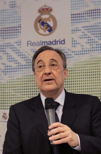 El presidente del Real Madrid.