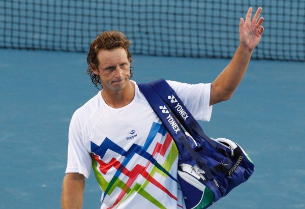 El tenista argentino David Nalbandian.