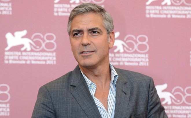 Imagen de archivo tomada el 31 de agosto de 2011 del actor estadounidense George Clooney durante la presentación de la película 