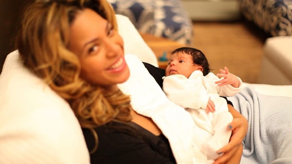 Blue Ivy, hija de la cantante estadounidense Beyoncé Knowles.