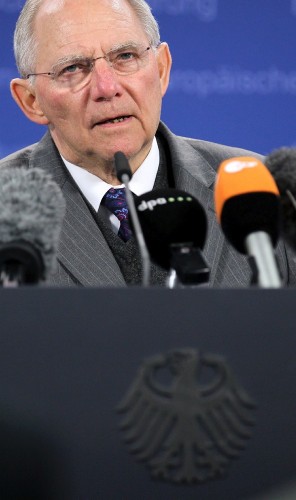 El ministro alemán de Finanzas, Wolfgang Schäuble.
