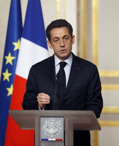 El presidente francés Nicolás Sarkozy.