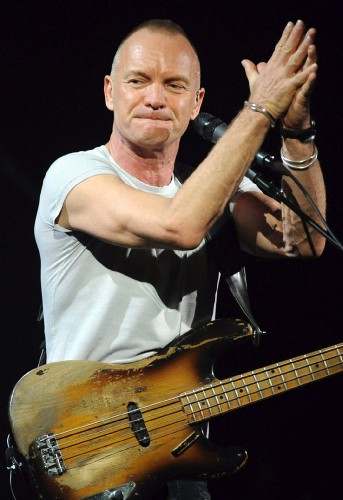 El músico británico Sting.