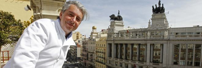 El cocinero ruso Anatoly Komm, que ha visitado España de la mano del dos estrellas Michelín Paco Roncero.