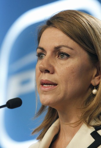 La secretaria general del Partido Popular, María Dolores Cospedal.