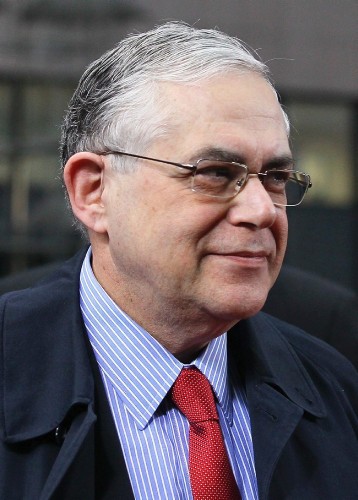 El primer ministro griego, Lukas Papadimos.