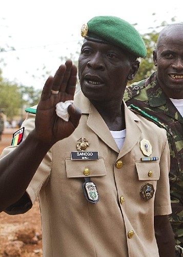 El jefe de la junta militar, Amadou Haya Sanogo.