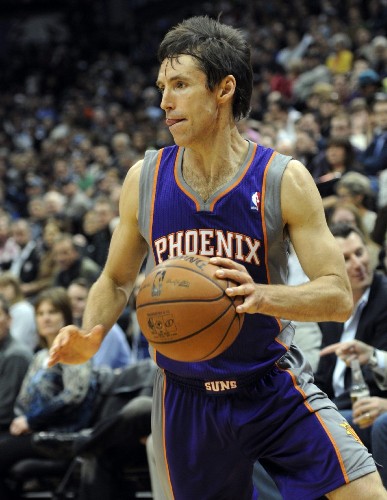 El jugador de Suns Steve Nash.