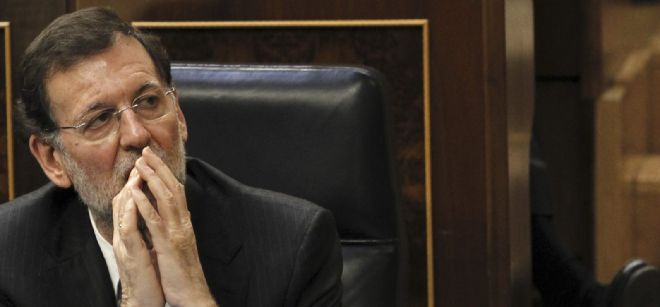El presidente del Gobierno, Mariano Rajoy, pensativo.