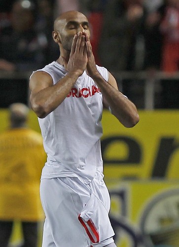 El jugador malí del Sevilla, Frederik Kanouté.