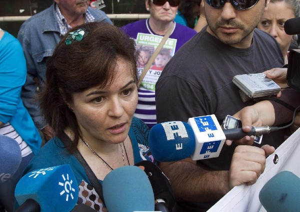 Ruth Ortiz, la madre de los dos niños desaparecidos hace hoy siete meses en Córdoba.