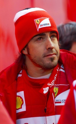 El piloto español de Ferrari Fernando Alonso.
