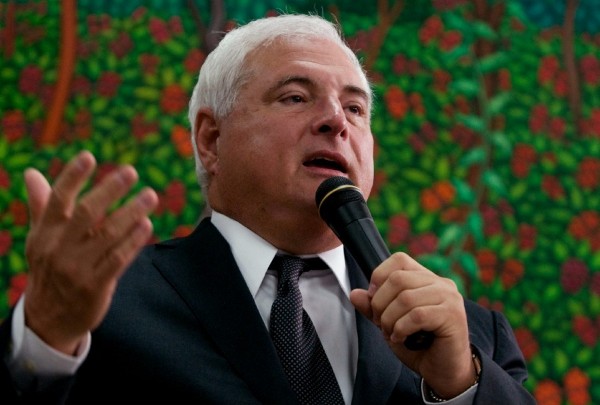 El presidente de Panamá, Ricardo Martinelli.