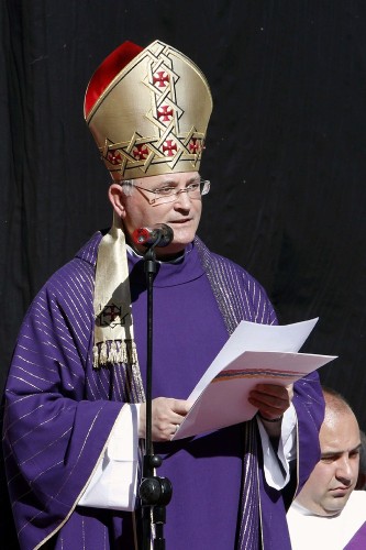 El obispo de la diócesis de Cartagena, Jose Manuel Lorca.