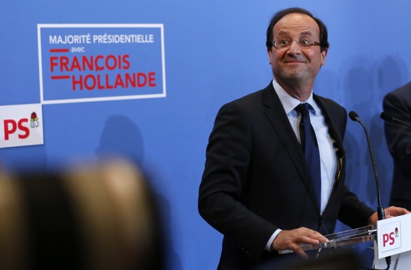 El líder socialista Francois Hollande.