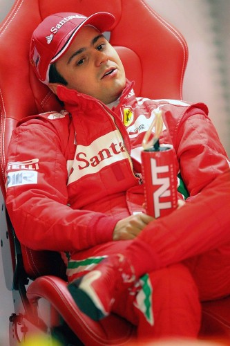 El piloto brasileño de Fórmula Uno Felipe Massa.