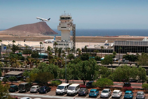 El aeropuerto Tenerife-Sur Reina Sofía.