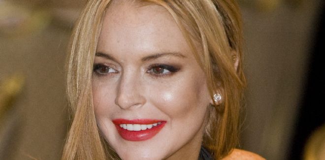 La actriz estadounidense Lindsay Lohan.