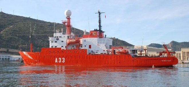 El buque de investigación oceanográfica (BIO) 'Hespérides' finaliza este miércoles en Santa Cruz de Tenerife la expedición 'Amuley'.