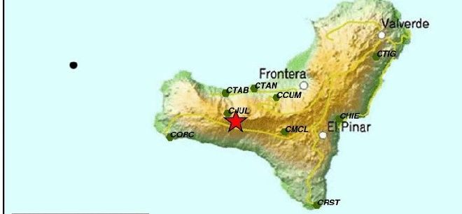 Esta noche se han registrado en la Isla del Meridiano un total de 47 sismos.