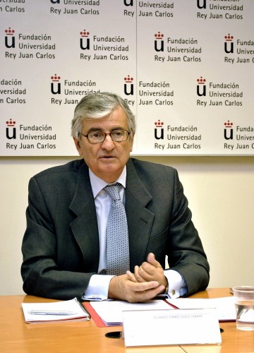 Fotografía facilitada por la Fundación Universidad Rey Juan Carlos (FURJC), del fiscal general del Estado, Eduardo Torres-Dulce.