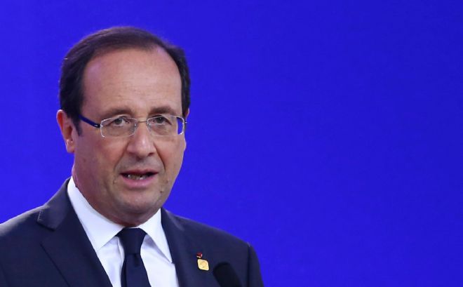 El presidente francés, François Hollande.