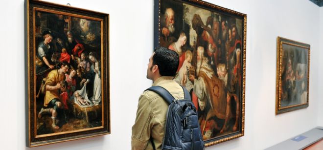 La exposición 'La pintura flamenca en la colección Gerstenmaier' cerrará sus puertas este sábado.