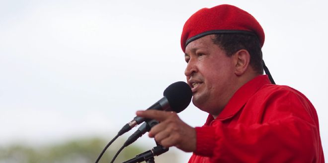 El presidente de venezuela, Hugo Chávez.