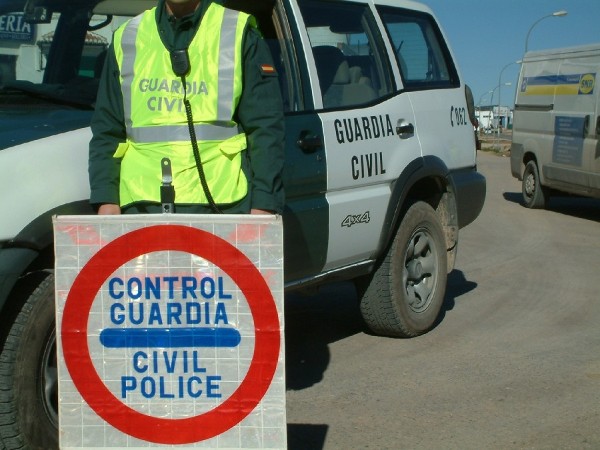 Control de la Guardia Civil. 