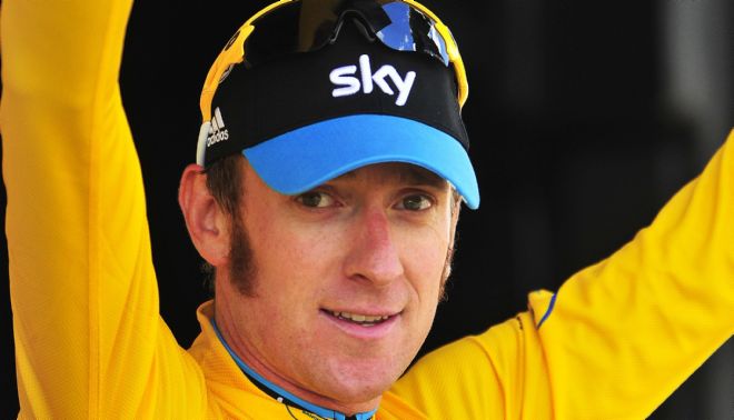El ciclista británico del equipo Sky, Bradley Wiggins.
