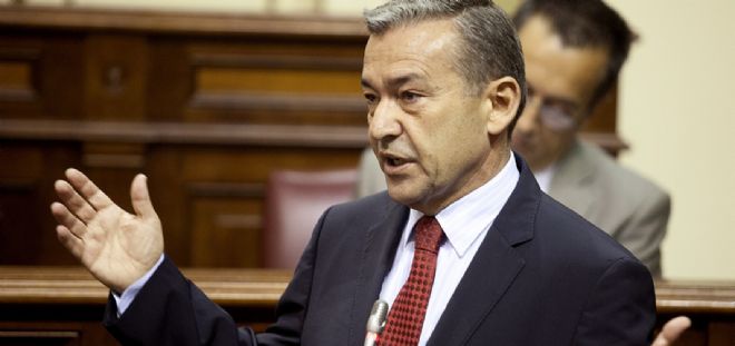 El presidente del Gobierno de Canarias, Paulino Rivero.