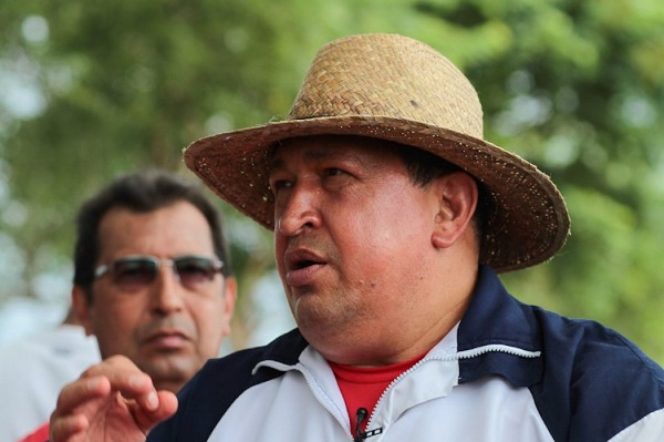 Fotografía cedida por Prensa de Miraflores del presidente de Venezuela, Hugo Chávez.